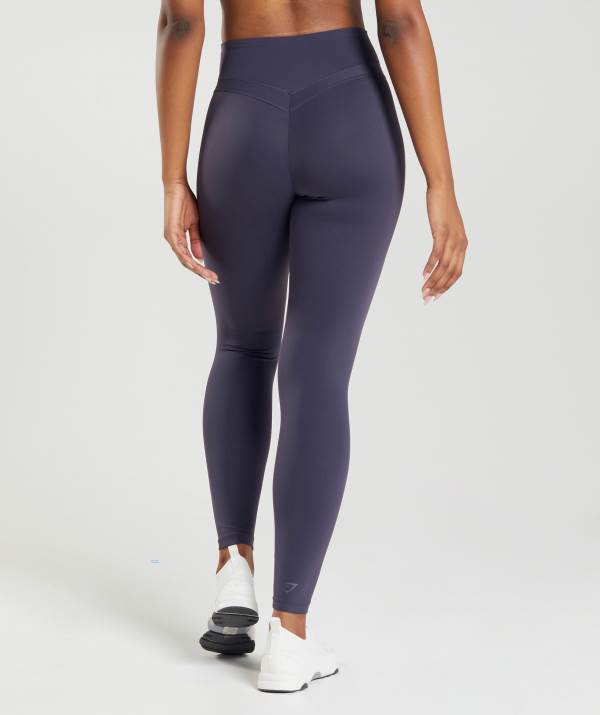 Damske Legíny Gymshark Whitney High Rise Indigo Námornícka Modrá | VN7594103